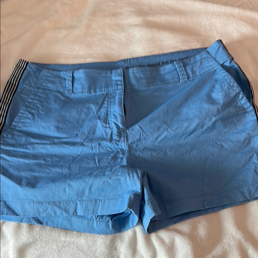 Blue Casual Shorts - navy and white line down side- vineyard vines - Picture 1 of 4